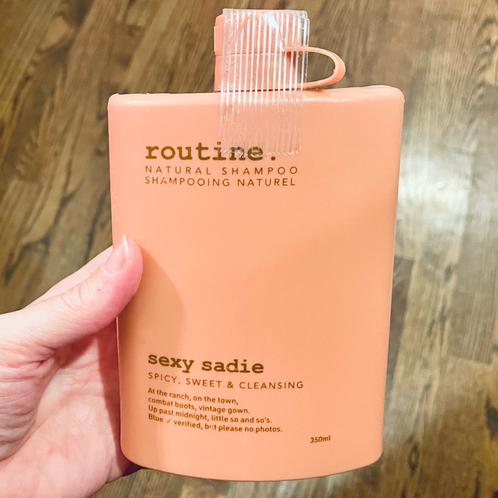 Routine. Sexy Sadie Shampoo Cinnamon Sweet Orange Ylang Ylang Vanilla